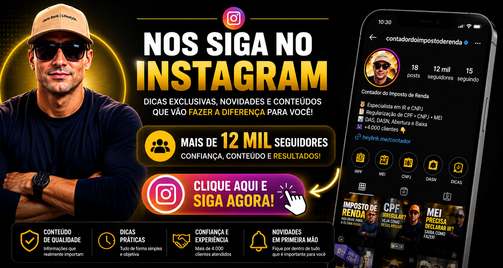 Nos siga no Instagram — @contadordoimpostoderenda